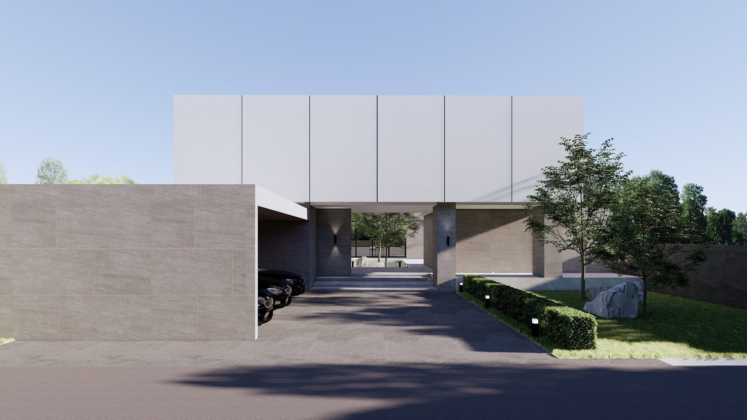 แบบบ้าน HSD – 35A Modern Oasis Plus รับสร้างบ้าน Homesquare