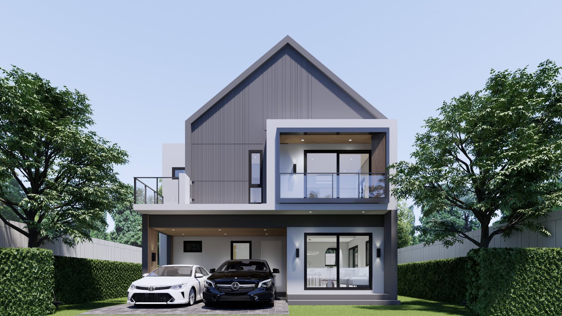 แบบบ้าน HSD Prime 02 – Bergen รับสร้างบ้าน Homesquare